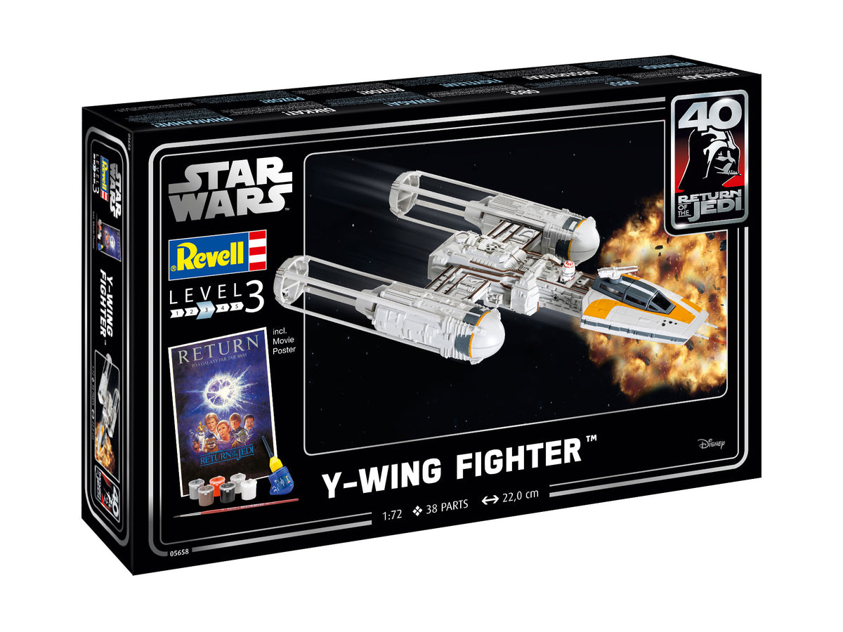 Revell 05658 1:72 Gift Set 'Y-Wing Fighter' 40th anniversary Return Of the Jedi