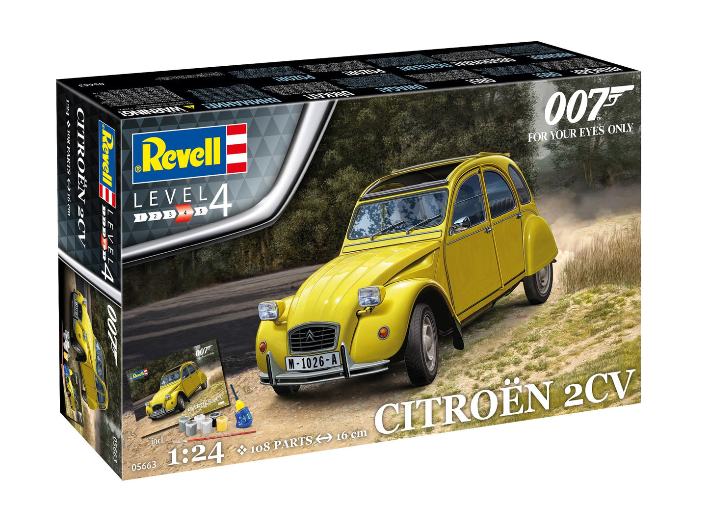 Revell 05663 1:24 Gift Set James Bond 'Citroen 2CV'