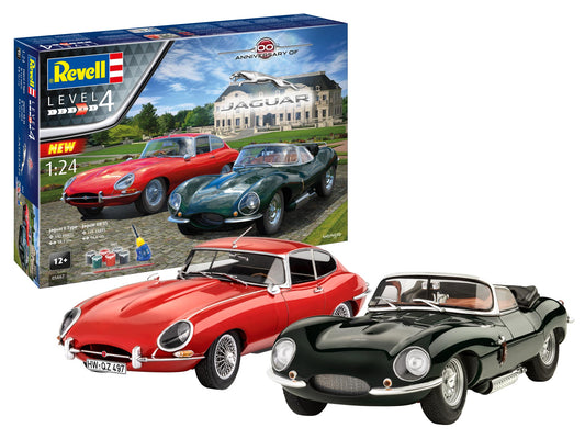 Revell 05667 1:24 Jaguar 100th Anniversary Gift Set