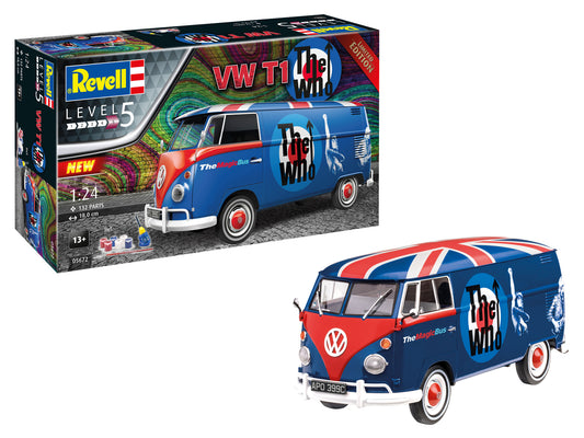 Revell 05672 1:24 VW T1 Van 'The Who' Gift Set Limited Edition