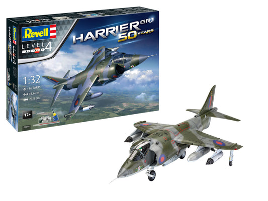 Revell 05690 1:32 BAe Harrier GR.1 50 Years Gift Set