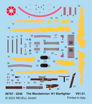 Revell 06787 1:24 N1 Starfighter: The Mandalorian