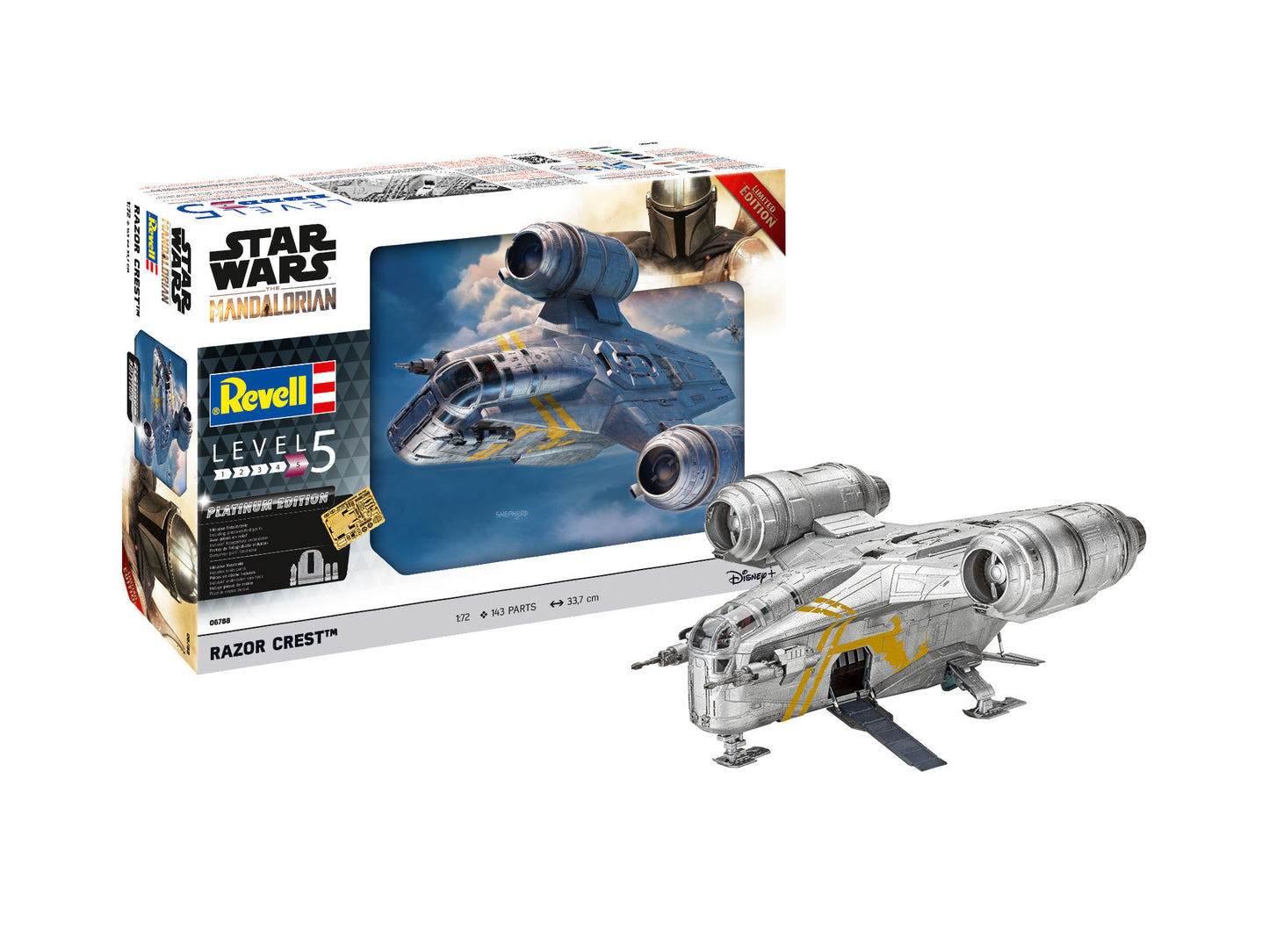 Revell 06788 1:72 Razor Crest...:  Star Wars The Mandalorian "Platinum Edition"
