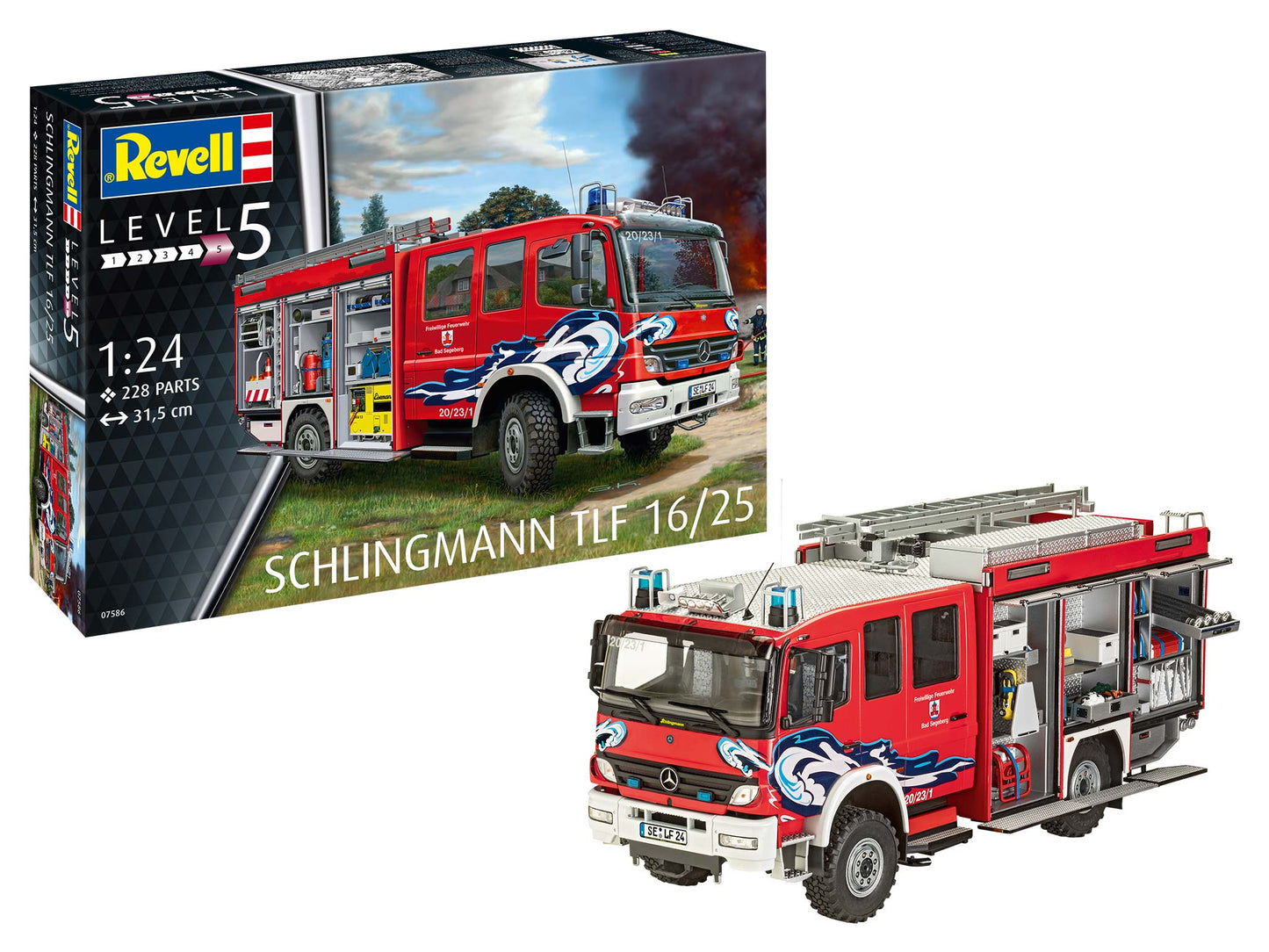 Revell 07586 1:24 Schlingmann TLF 16-25 Fire Engine