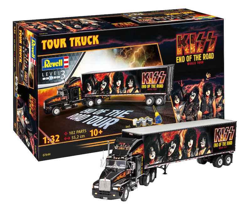 Revell 07644 1:32 KISS End of the Road Tour Truck Gift Set