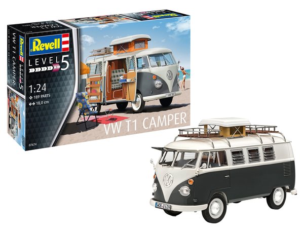 Revell 07674 1:24 VW T1 Camper