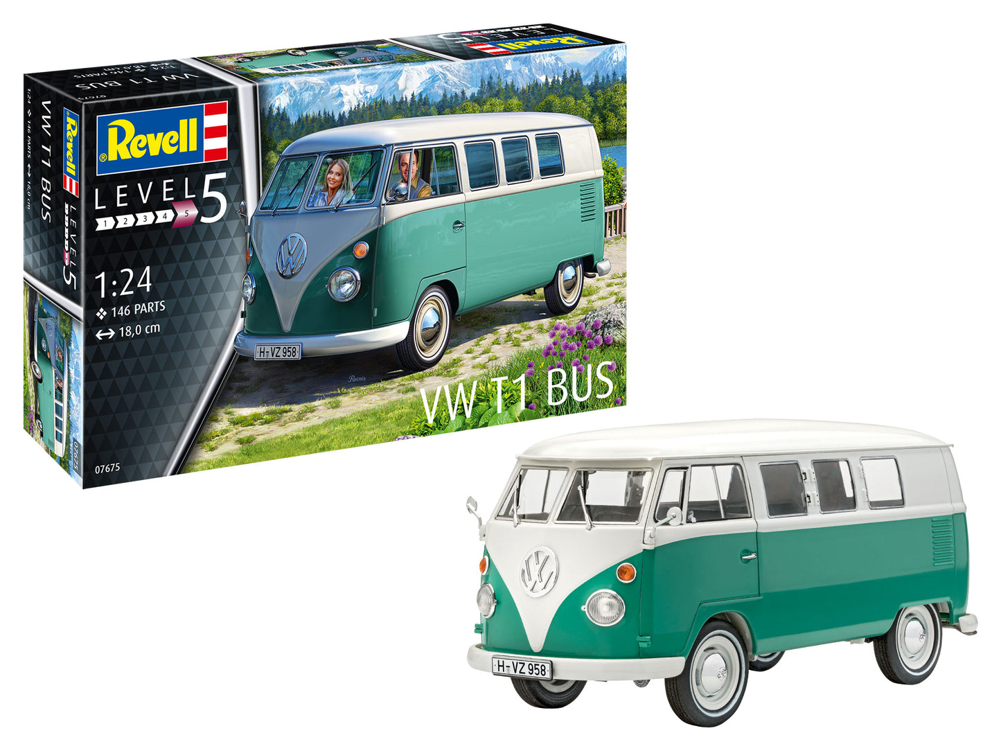 Revell 07675 1:24 VW T1 Bus