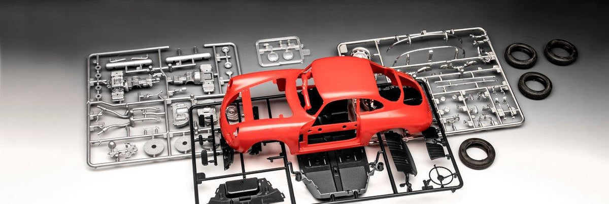 Revell 07679 1:16 Porsche 356 Coupe (Easy Click)