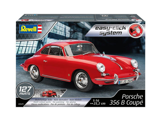 Revell 07679 1:16 Porsche 356 Coupe (Easy Click)