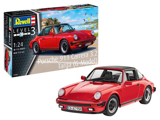 Revell 07689 1:24 Porsche 911 Carrera 3.2 Targa (G-Model)