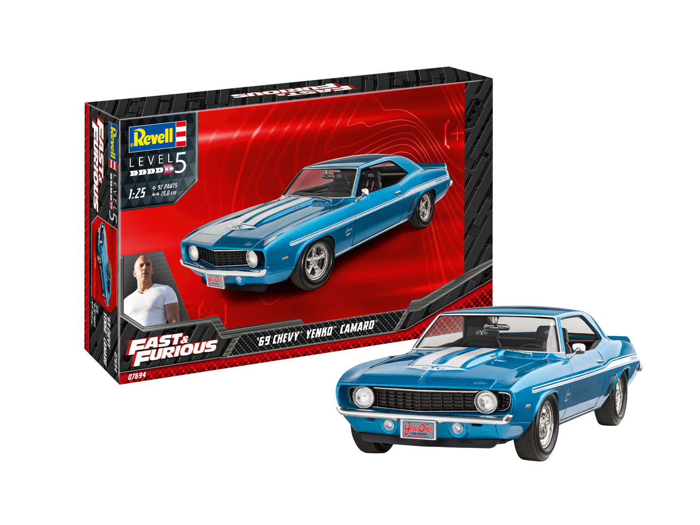 Revell 07694 1:25 Fast & Furious '69 Chevy Yenko Camaro