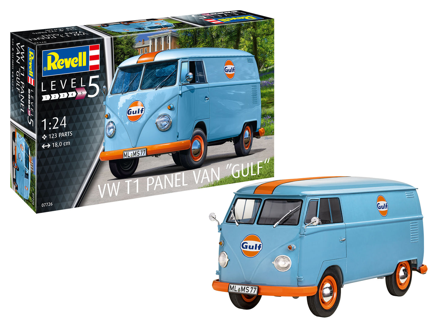 Revell 07726 1:24 VW T1 Panel Van (Gulf Decoration)