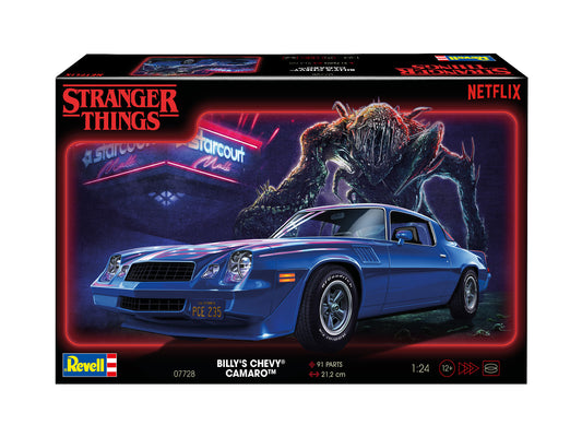 Revell 07728 1:25 Billy's Chevrolet Camaro Z/28: Stranger Things