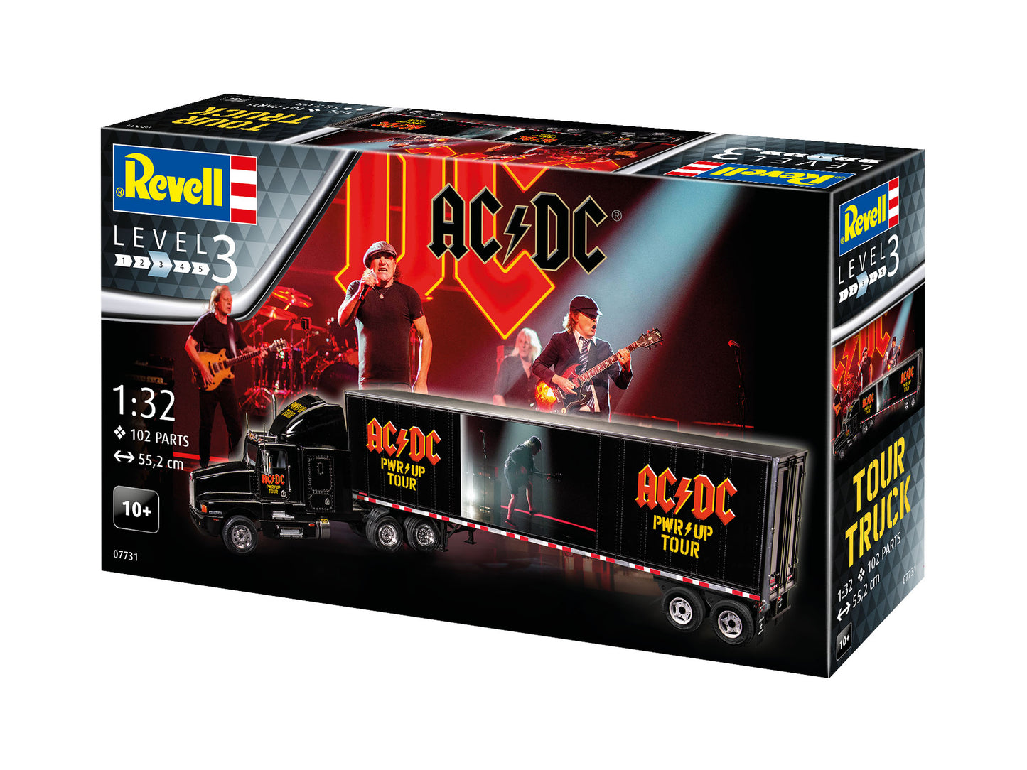 Revell 07731 1:32 50 Years of AC/DC Tour Truck â€œPWR UPâ€œ