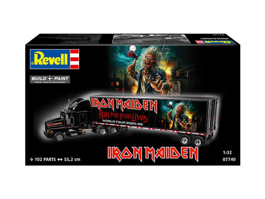 Revell 07740 1:32 Iron Maiden 50th Anniversary Tour Truck