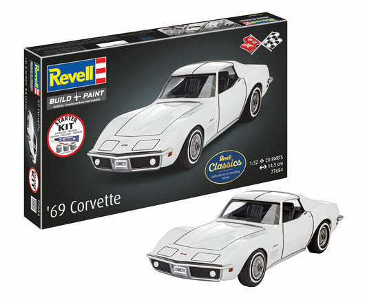 Revell 77684 1:32 Chevrolet Corvette C3 - starter set