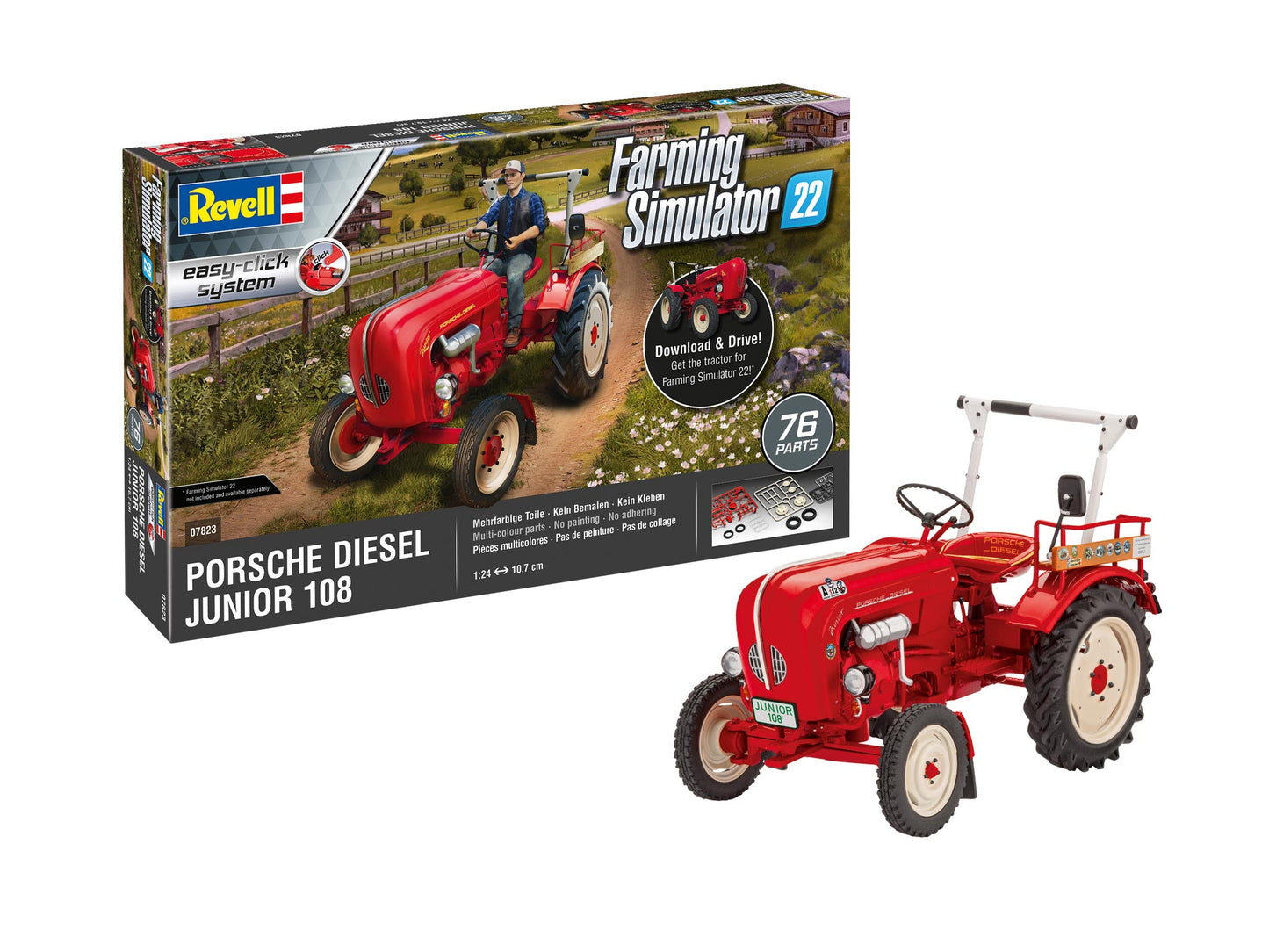 Revell 07823 1:24 Porsche Junior 108 - Farming Simulator Edition