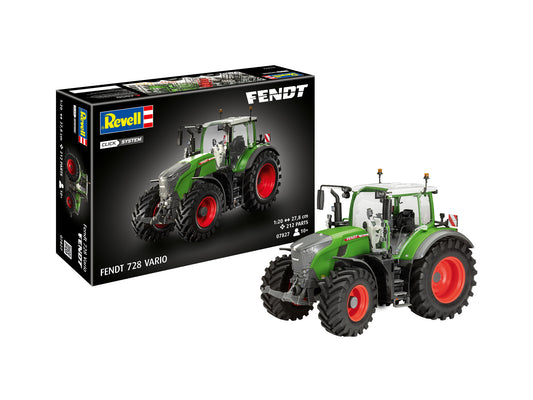 Revell 07827 1:24 Fendt 728 Vario Tractor (easy-click)(NEW TOOLING)