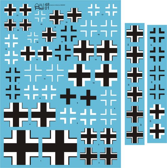 FCM RIO48001 1:48 Luftwaffe Insignias