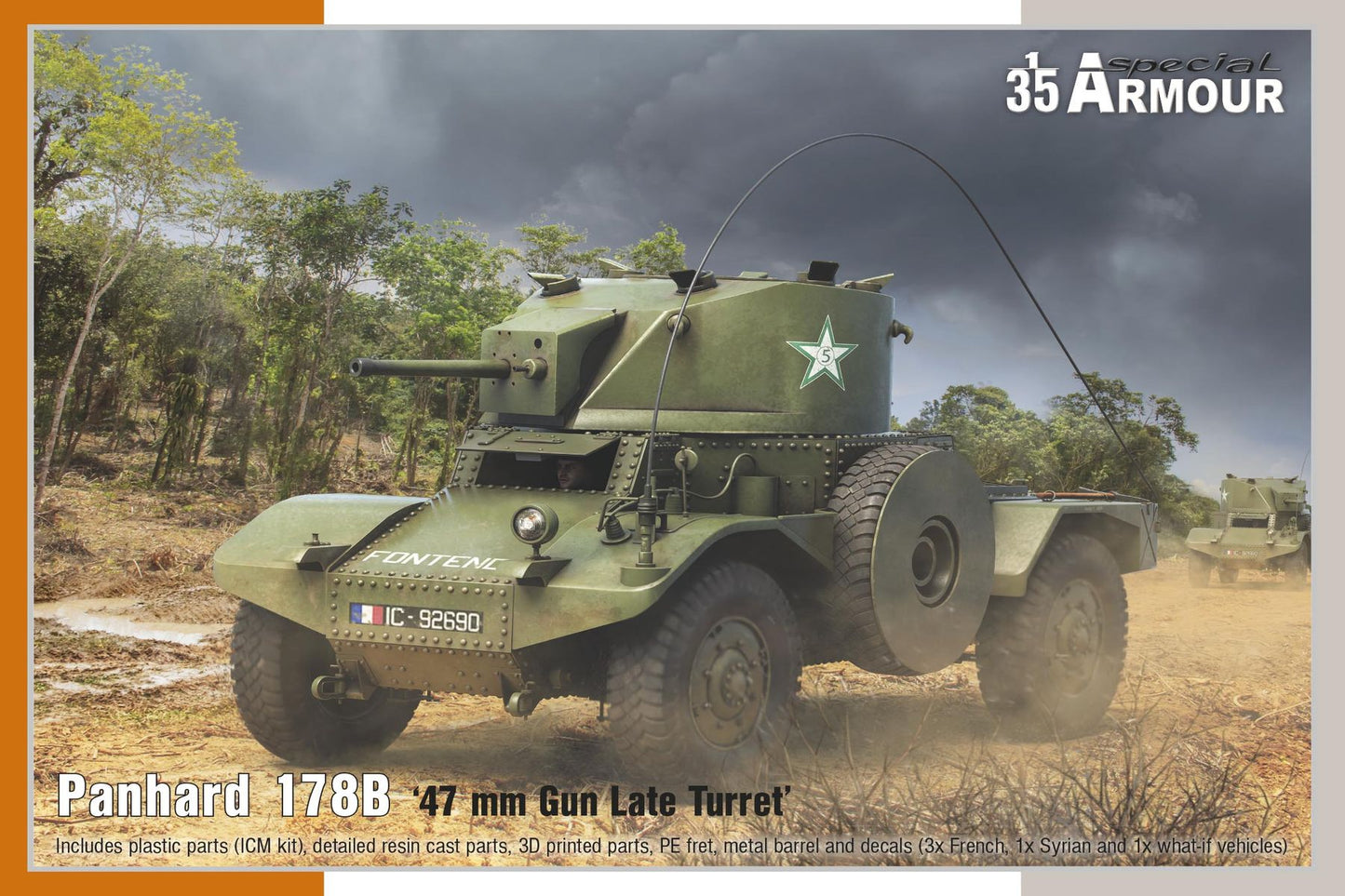 Special Armour SA35009 1:35 Panhard 178B '47mm Gun Late Turret'