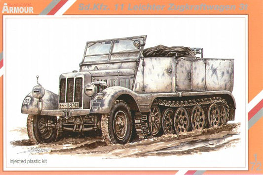 Special Armour SA72002 1:72 German Sd.Kfz.11 Leichter Zugkraftwagen 3t