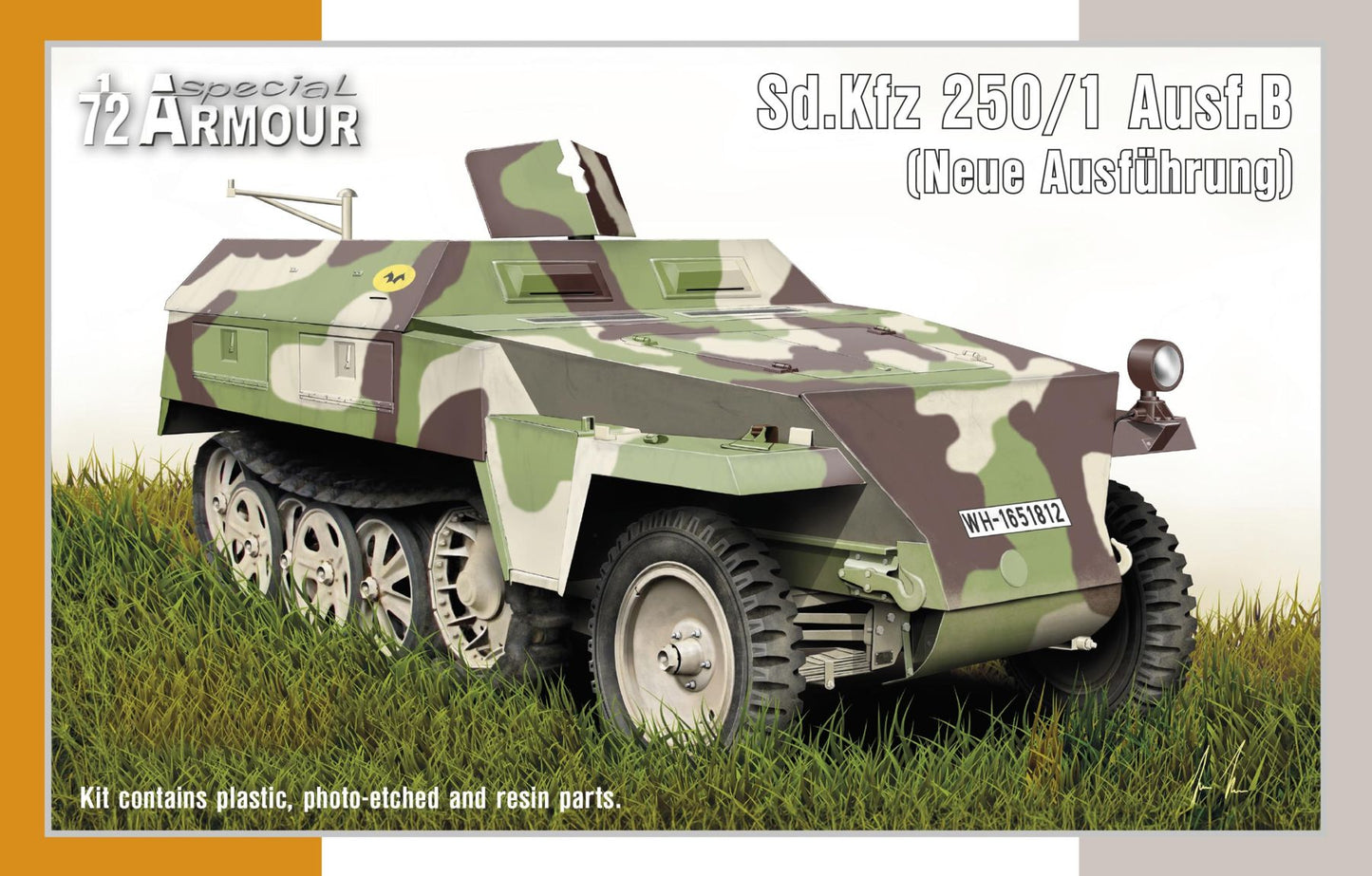 Special Armour SA72005 1:72 Sd.Kfz.250/1 Ausf.B (Neue Ausführung)