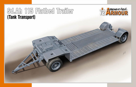 Special Armour SA72022 1:72 Sd.Ah 115 Flatbed Trailer (Tank Transport)