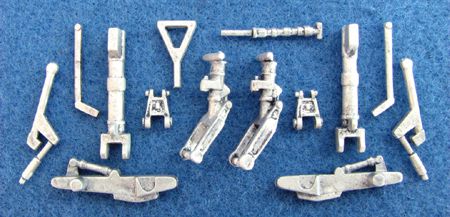 Scale Aircraft Conversions SAC48101 1:48 Sukhoi Su-7BKL/Sukhoi Su-7BMK, Su-22 Fitter Landing Gear