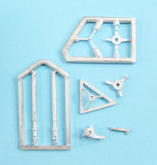 Scale Aircraft Conversions SAC48366 1:48 Sikorsky HO35-1, R-5/S-51, Westland WS-51, Hr.2/3 Landing Gear & Rotor Parts