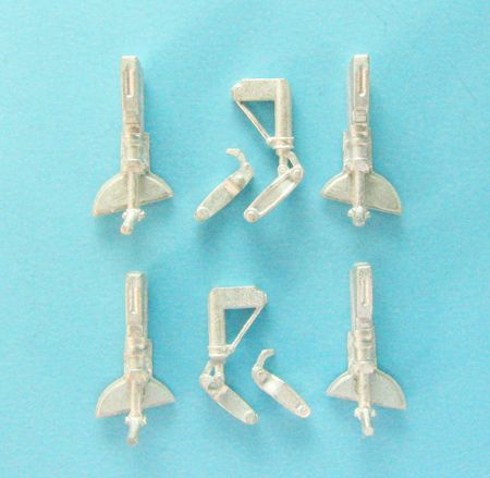 Scale Aircraft Conversions SAC72069 1:72 de Havilland Vampire FB.5 / de Havilland Sea Vampire F.20 Landing Gear (2 sets)