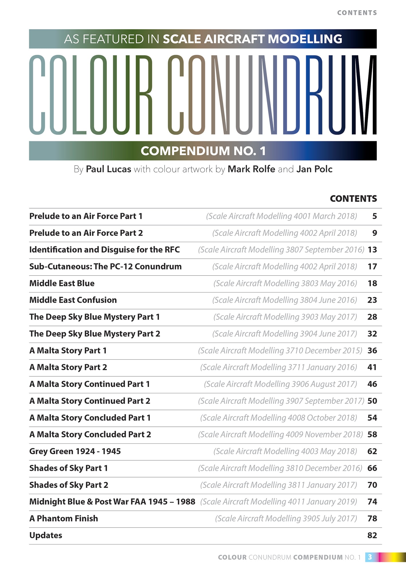 Guideline Publications - SAMMCOMP01 - Colour Conundrum Compendium No. 1 by Paul Lucas