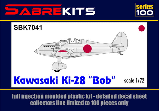Sabre Kits SBK7041 1:72 Kawasaki Ki-28 Bob ex-AZ Model with New Decals