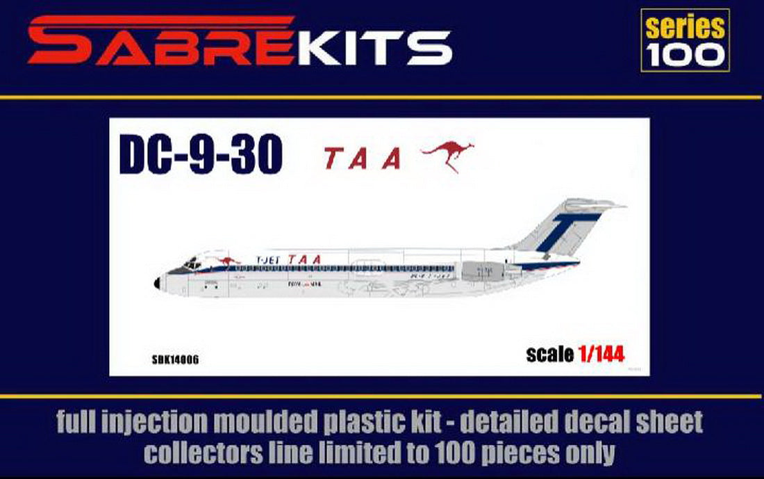 Sabre Kits SBK14006 1:144 Douglas DC-9-30 TAA T-JET ex-Fly with New Decals