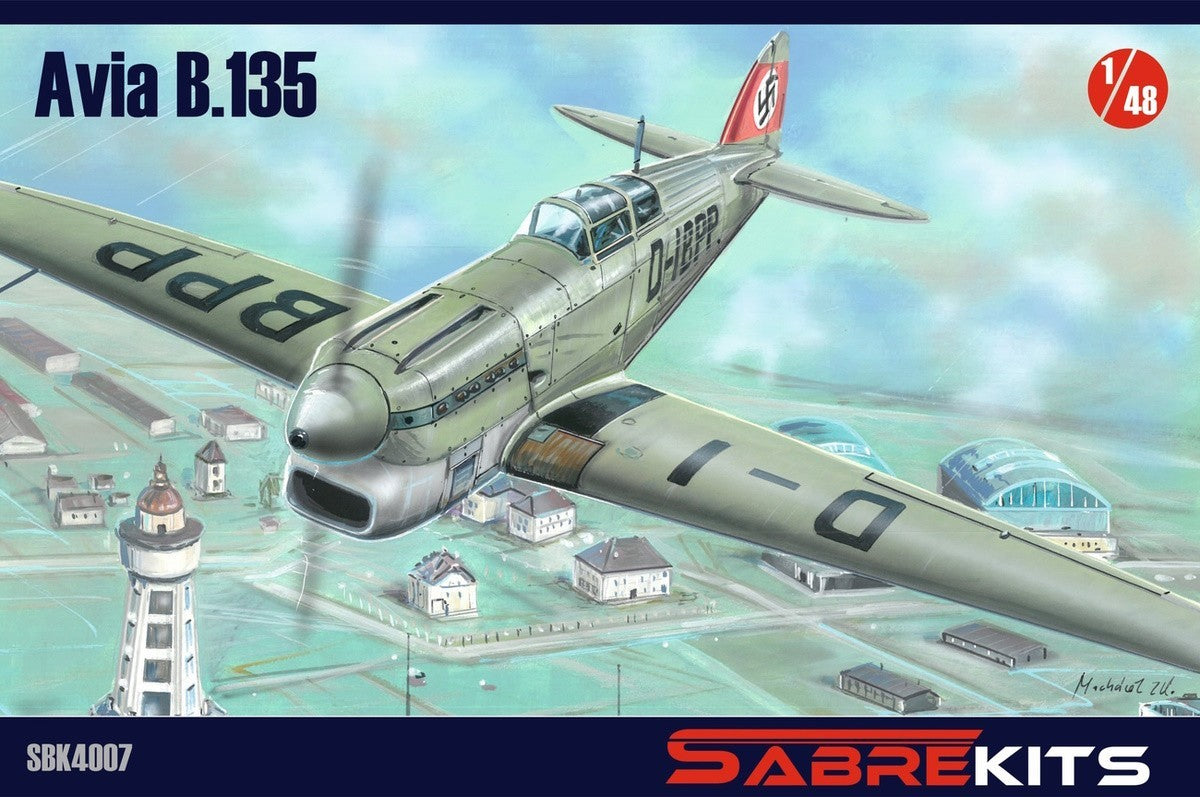 Sabre Kits SBK4007 1:48 Avia B-135 (Luftwaffe) ex-AZ Model with a new fuselage