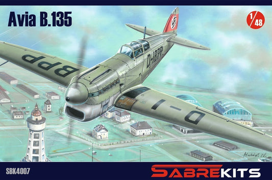 Sabre Kits SBK4007 1:48 Avia B-135 (Luftwaffe) ex-AZ Model with a new fuselage
