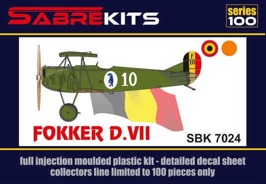 Sabre Kits SBK7024 1:72 Fokker D.VII (the Netherlands, Belgium) ex-MAC New Decals