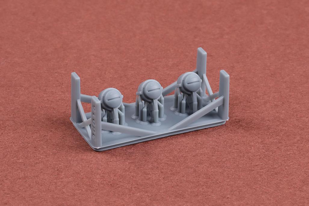 SBS Model SBS3D016 1:35 German Panzer Headlight WWII x 3. 3D printed resin