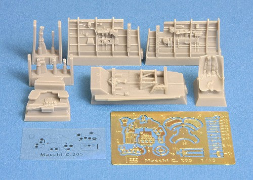 SBS Model SBS48012 1:48 Macchi C.205 'Veltro' cockpit set