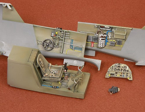 SBS Model SBS48013 1:48 Messerschmitt Bf-109E-3/Bf-109E-4 cockpit set