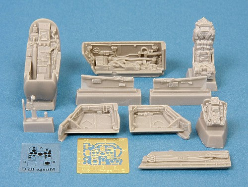SBS Model SBS48014 1:48 Dassault-Mirage III cockpit and wheel bays
