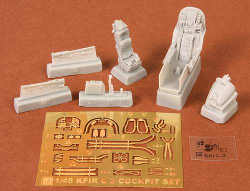 SBS Model 48043 1:48 IAI Kfir C-2 cockpit set