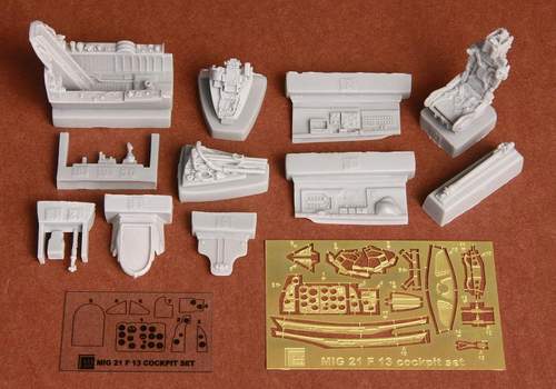 SBS Model SBS48055 1:48 Mikoyan MiG-21F-13 cockpit set with etched parts