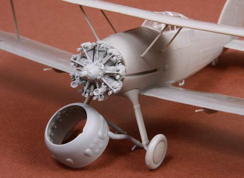 SBS Model SBS48058 1:48 Gloster Gladiator Mk.I/Mk.II engine, exhaust & cowling
