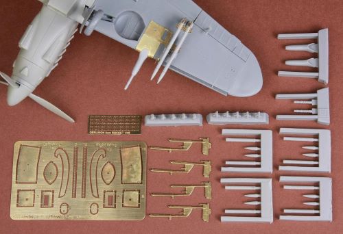 SBS Model SBS48061 1:48 Wing Cannon & Rocket set for Hispano HA-1112 Tripala/Buchon - Spanish Air Force
