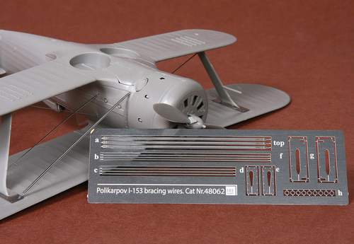 SBS Model SBS48062 1:48 Polikarpov I-153 Chaika rigging wire set