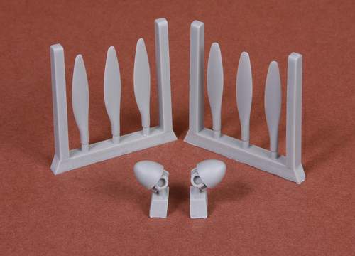 SBS Model SBS48065 1:48 Bristol Blenheim propeller set (with Finnish VL Spinner)