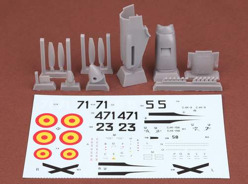 SBS Model SBS48075 1:48 Hispano Ha-1112 M.1L Buchon 'Spanish Air Force'