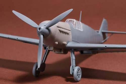 SBS Model SBS48076 1:48 Hispano Bf-109E 'Flying Testbed' with HS 89 12-Z conversion