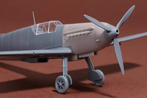 SBS Model SBS48076 1:48 Hispano Bf-109E 'Flying Testbed' with HS 89 12-Z conversion