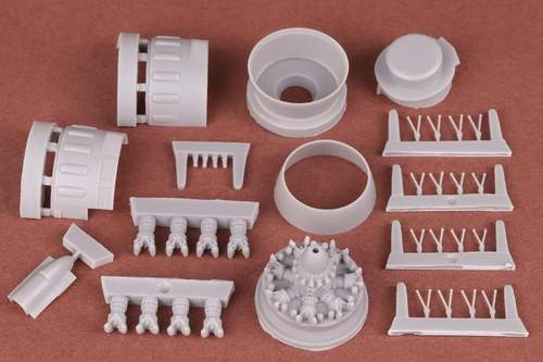 SBS Model SBS48079 1:48 Marcel-Bloch MB.151C.1 & MB.152C.1 engine with cowling set